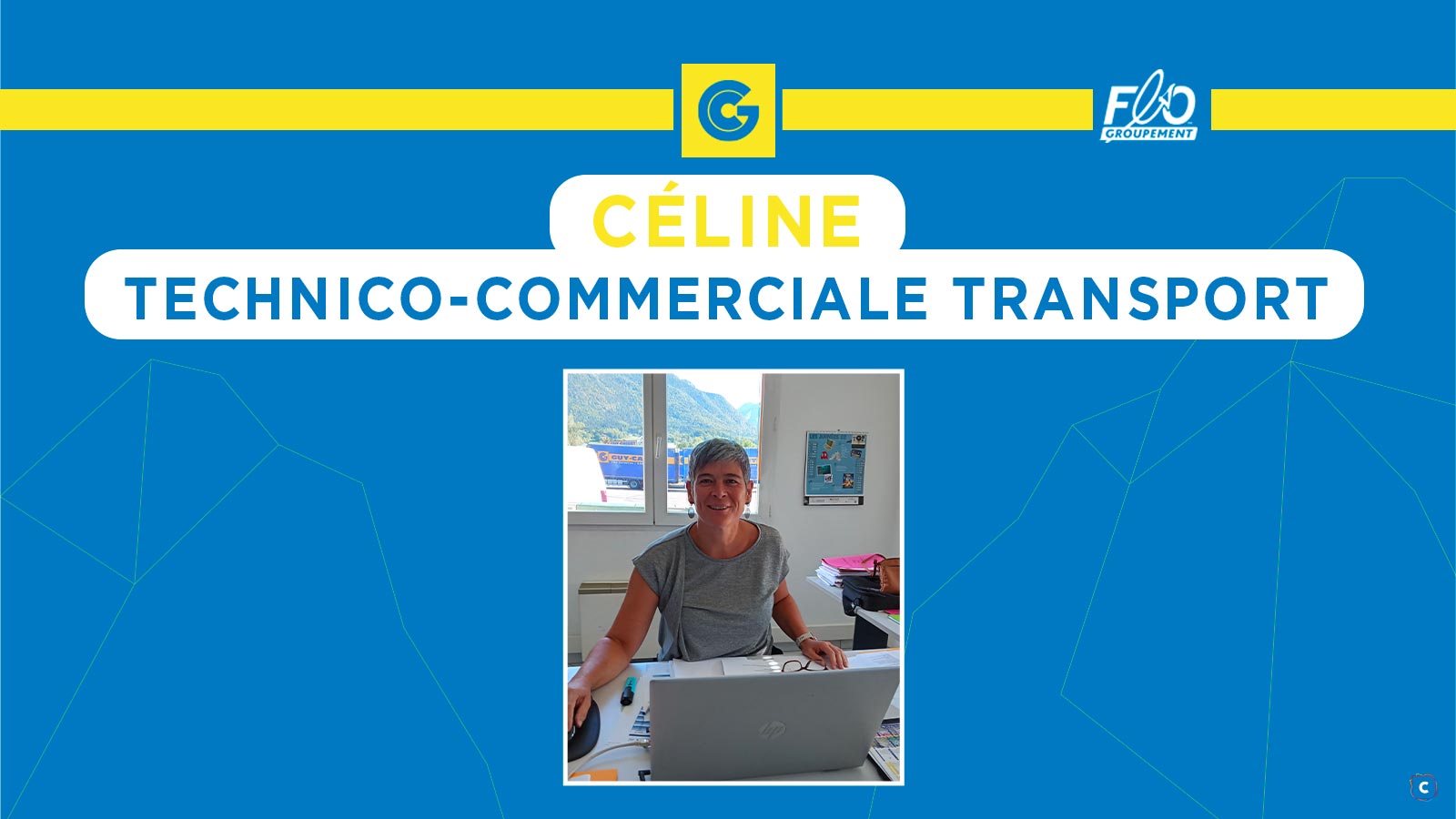 Portrait de Céline, technico-commerciale transport